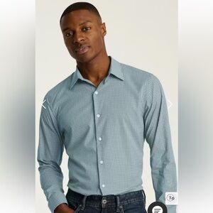NWT BONOBOS Tech Button Down Shirt in Blue 
Landon Check